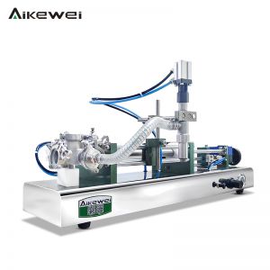 半自动卧式膏液灌装机